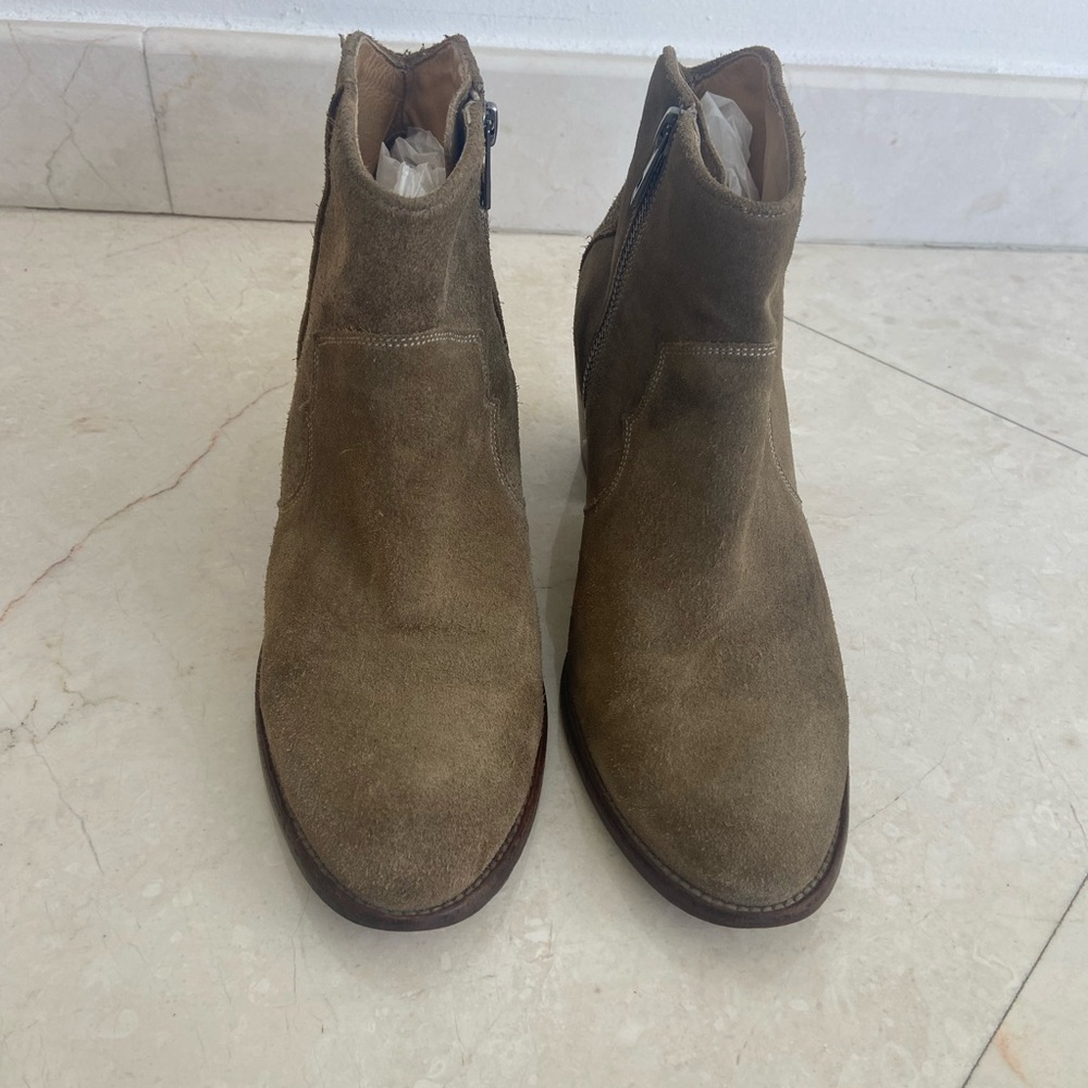 Zadig & Voltaire Suede Taupe Booties size 39/9 - Picture 2 of 5